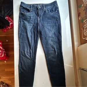 Classic Blue Denim Jeans Lucky Brand Low Rise Skinny Lolita